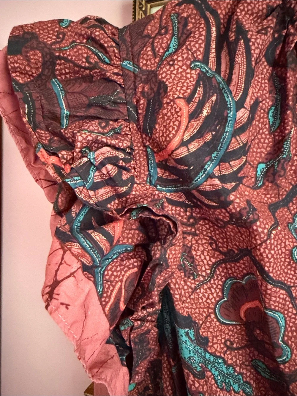 Ulla Johnson Honoria Paisley Tiered Ruffle Mini Dress - Picture 5 of 7
